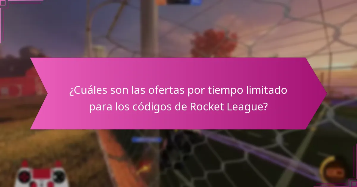 ¿Cuáles son los códigos promocionales actuales para Rocket League?