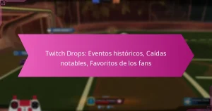 Read more about the article Twitch Drops: Eventos históricos, Caídas notables, Favoritos de los fans
