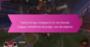 Read more about the article Twitch Drops: Integración con Rocket League, beneficios de juego, uso de objetos