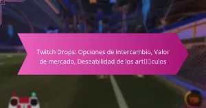 Read more about the article Twitch Drops: Opciones de intercambio, Valor de mercado, Deseabilidad de los artículos