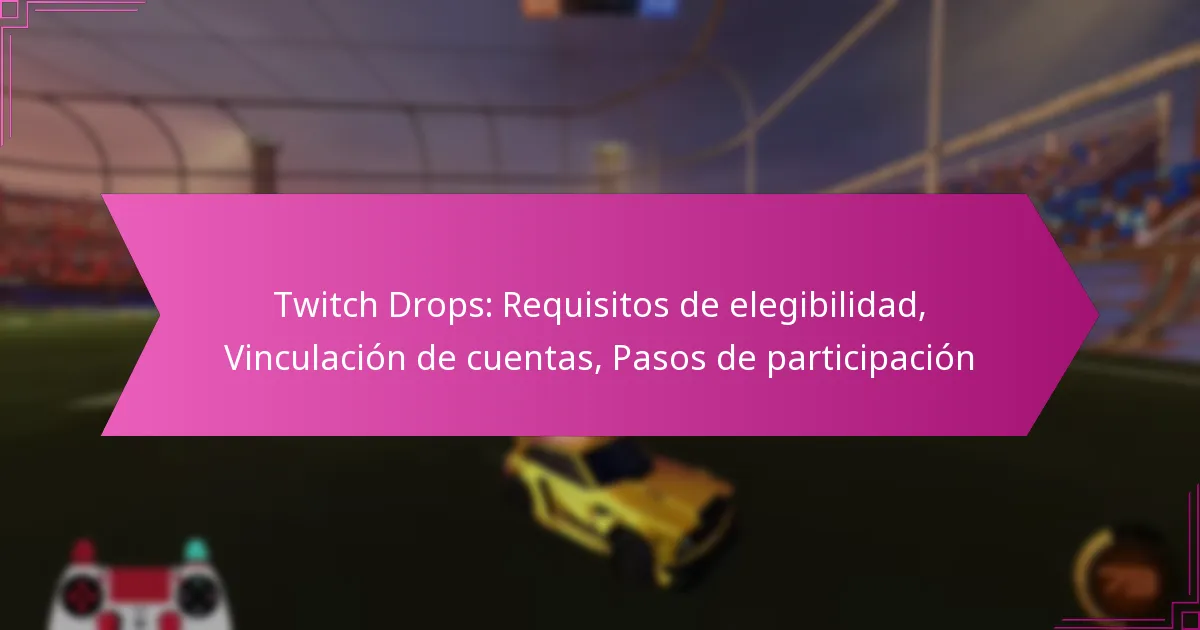 You are currently viewing Twitch Drops: Requisitos de elegibilidad, Vinculación de cuentas, Pasos de participación