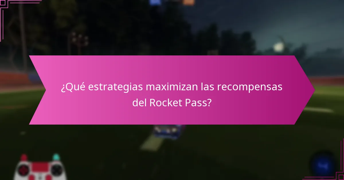 ¿Dónde puedo encontrar información sobre las recompensas del Rocket Pass?