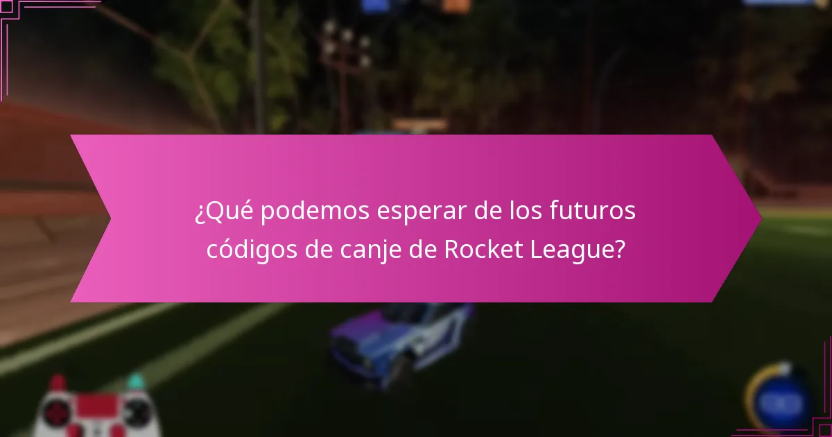 ¿Qué promociones pasadas presentaron códigos de canje de Rocket League?